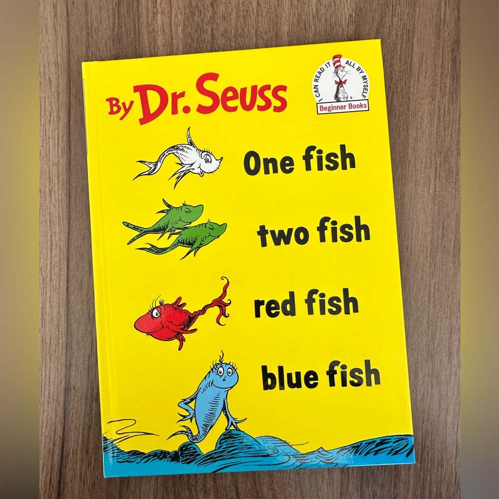 Dr.Seuss One Fish Two Fish Red Fish Blue Fish Book